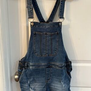 Women’s Blue Denim Overalls